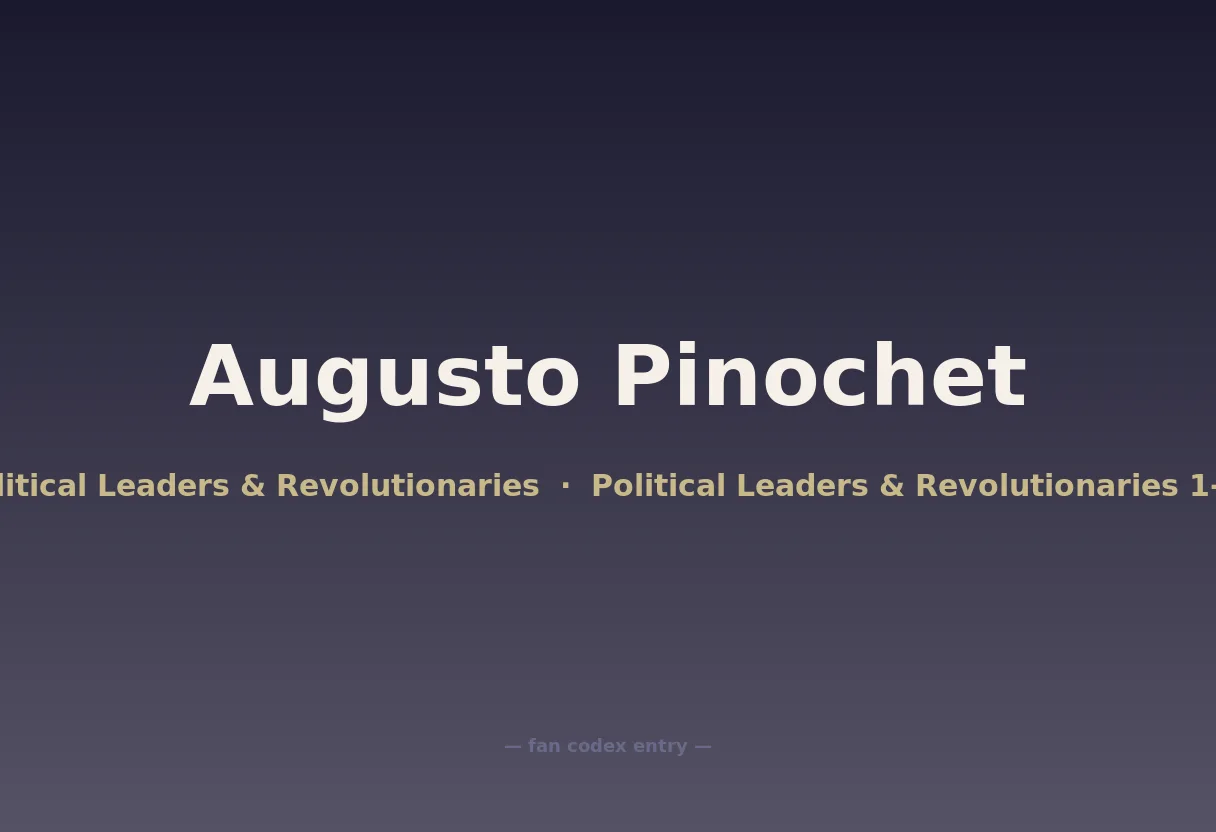 Augusto Pinochet