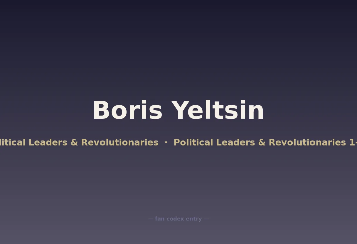Boris Yeltsin