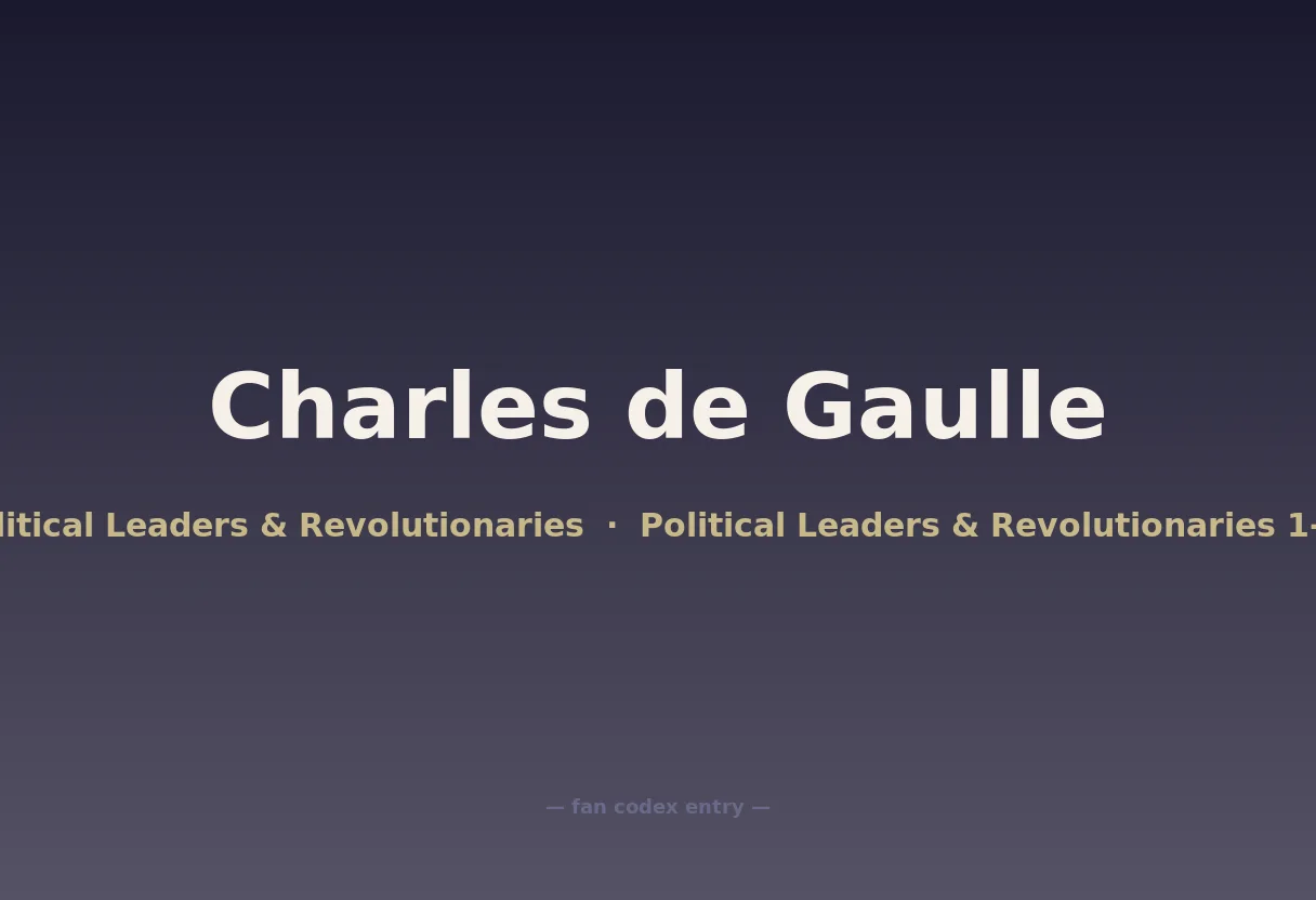 Charles de Gaulle