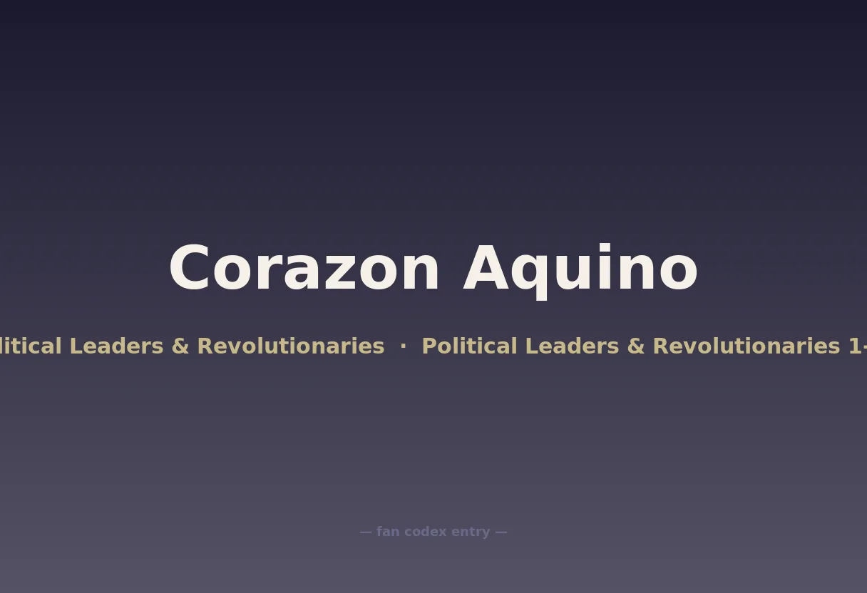 Corazon Aquino