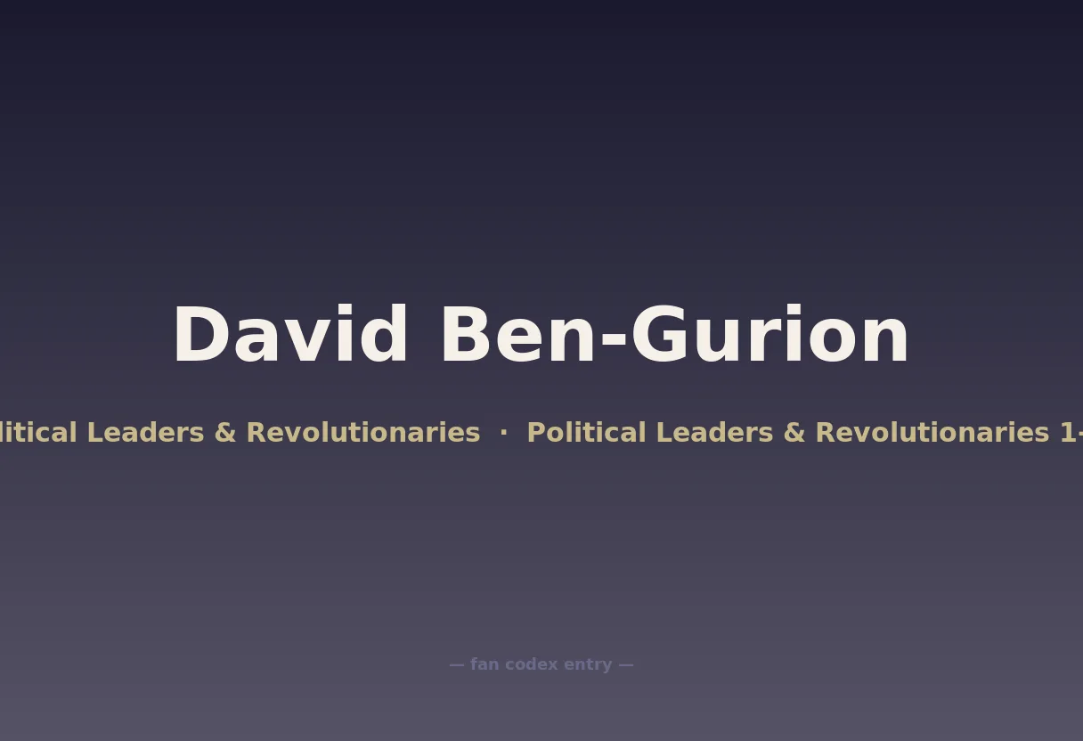 David Ben-Gurion