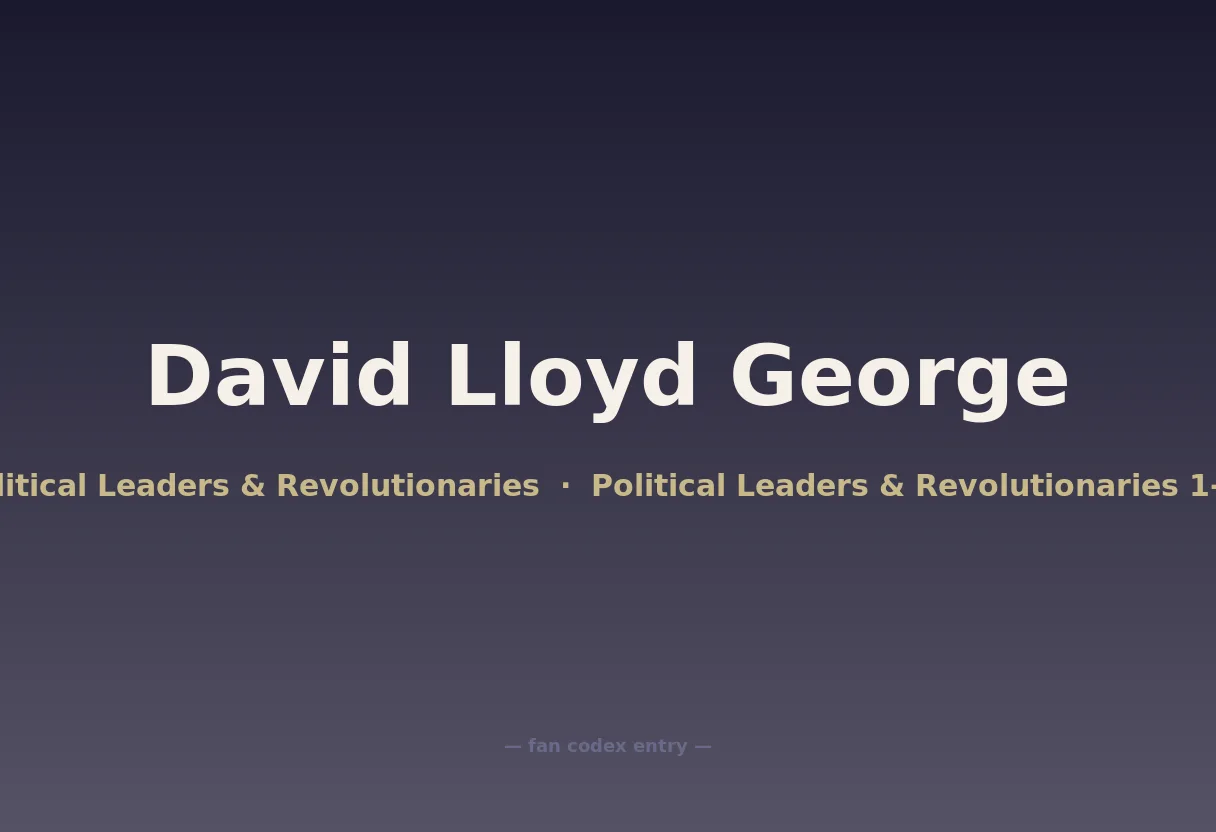 David Lloyd George