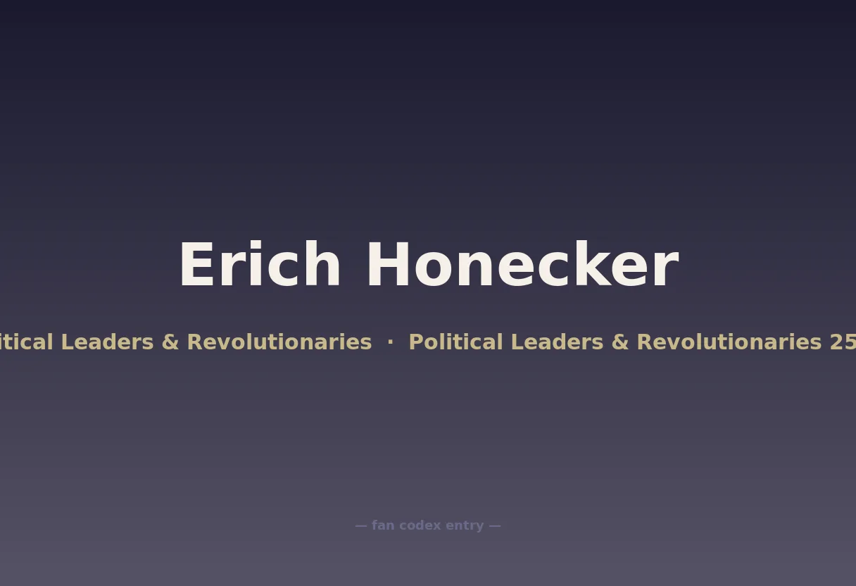 Erich Honecker
