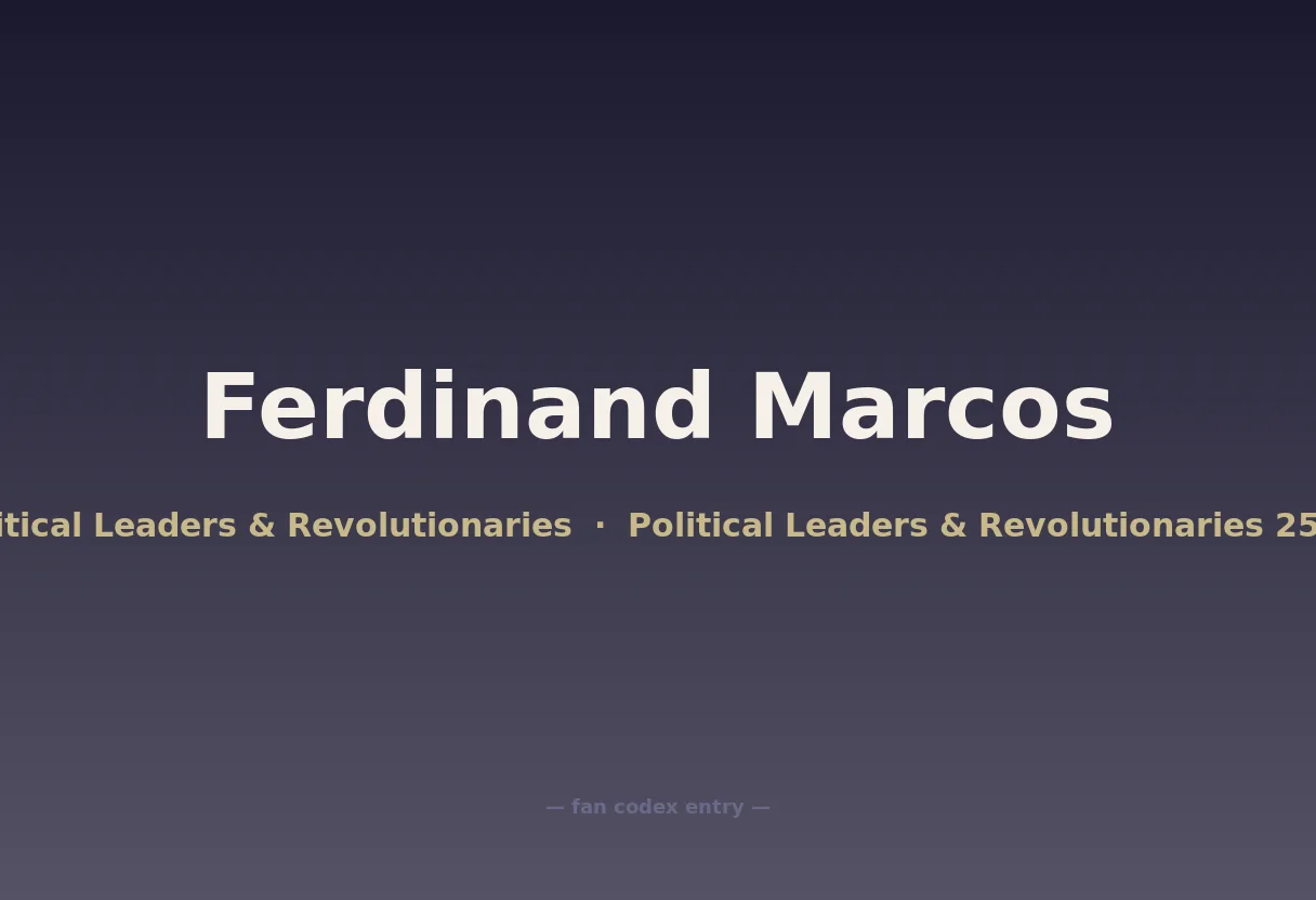 Ferdinand Marcos